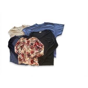 Lot of 6 Women's Plus Size Tops 2X 3X Talbots Merino Wool Sonoma Hanes T-Shirts